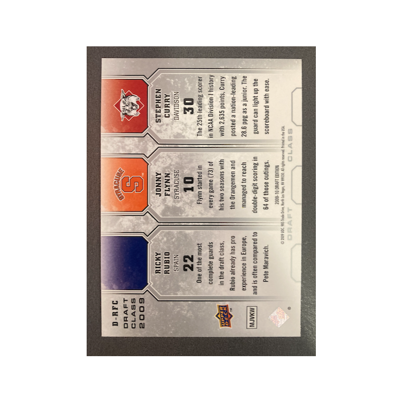 RUBIO / FLYNN / CURRY 2009 DRAFT EDITION 5/6/7