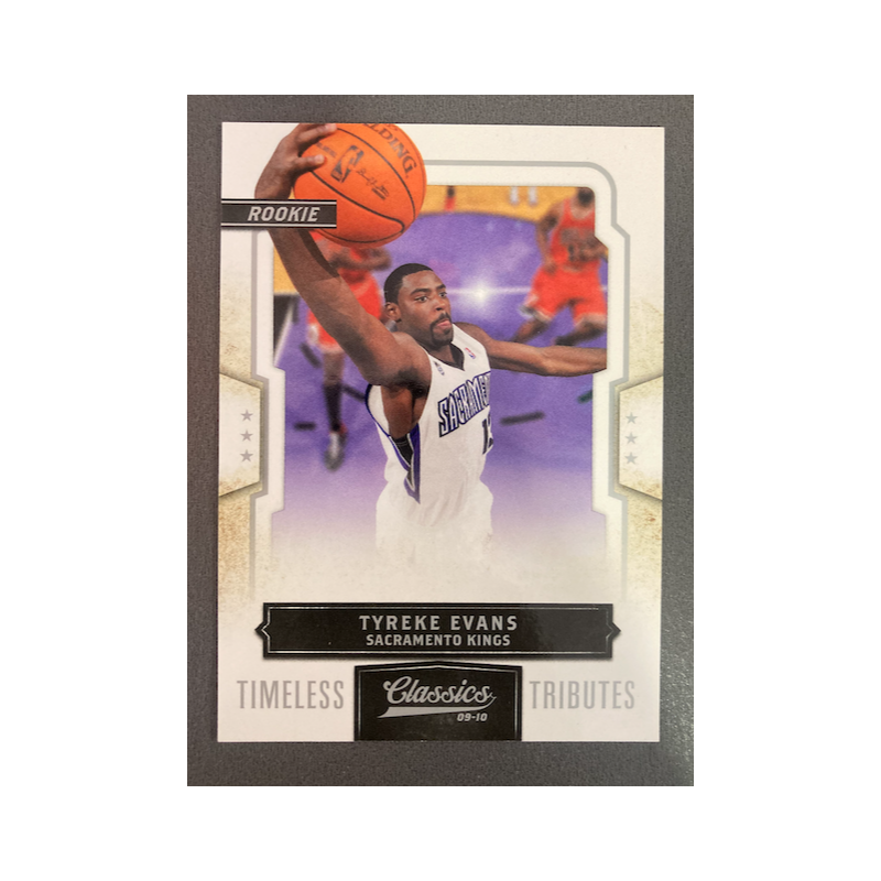 TYREKE EVANS 2009-10 CLASSICS TIMELESS TRIBUTES ROOKIE 77/100