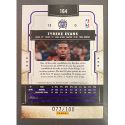 TYREKE EVANS 2009-10 CLASSICS TIMELESS TRIBUTES ROOKIE 77/100