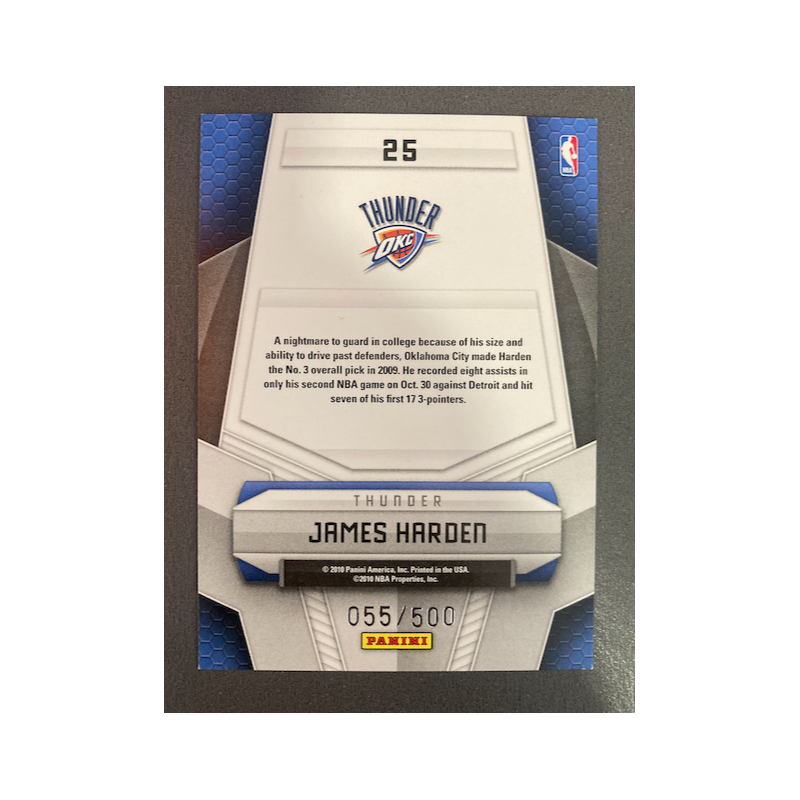 JAMES HARDEN 2009 CERTIFIED POTENTIAL 055/500