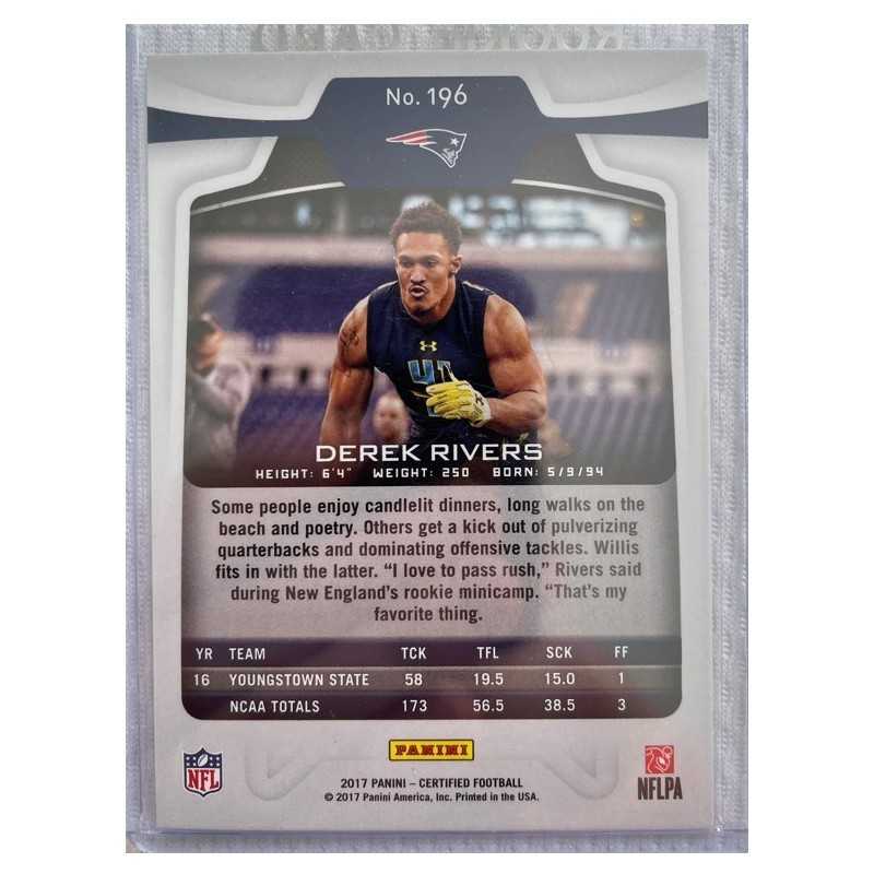 DEREK RIVERS 2017 PANINI 024/299