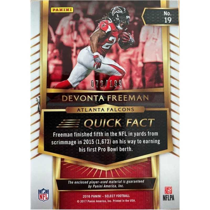 DEVONTA FREEMAN 2015 SELECT 72/199 PATCH