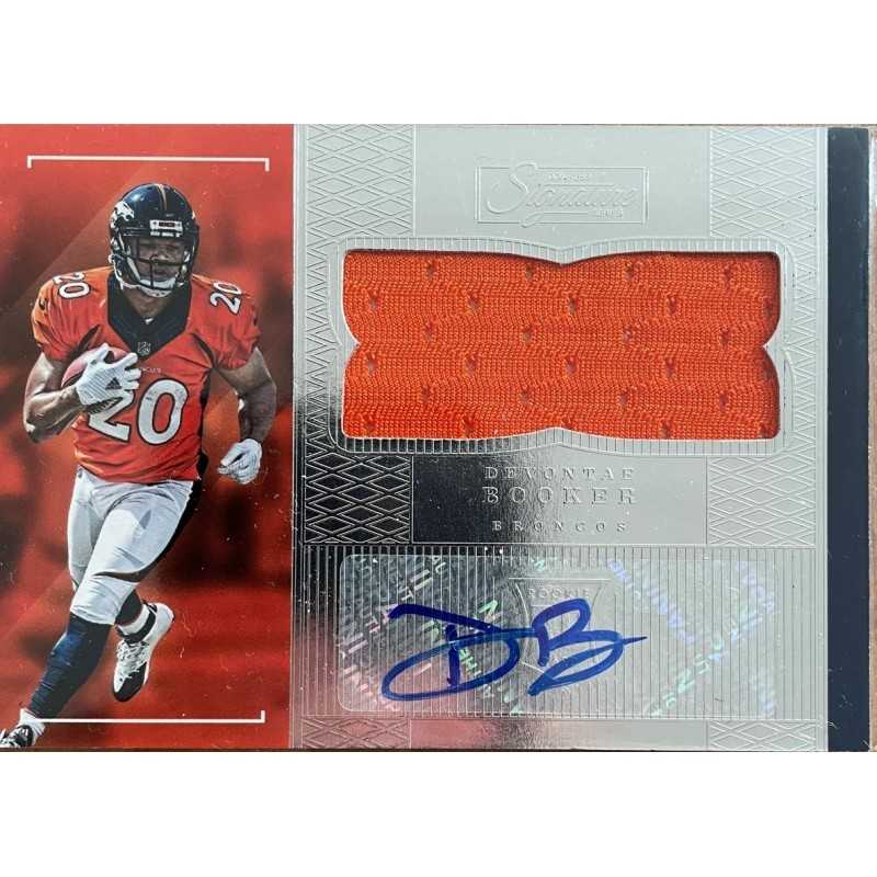 DEVONTAE BOOKER 2016 DONRUSS PATCH AUTOGRAPHE