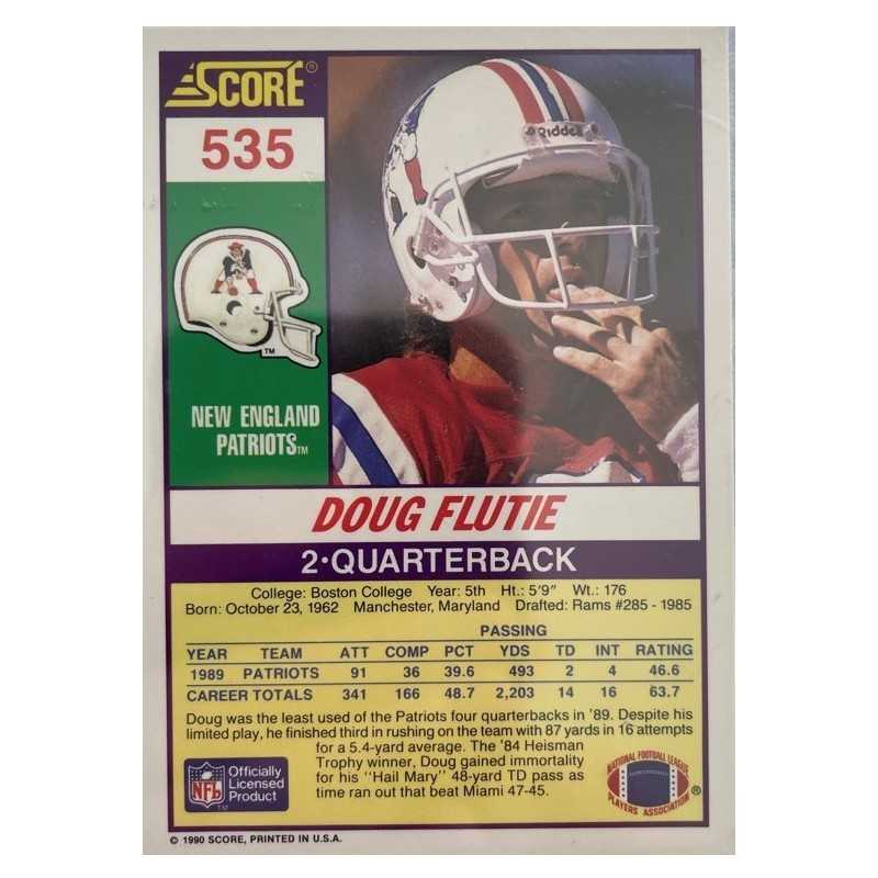 DOUG FLUTIE 1990 SCORE