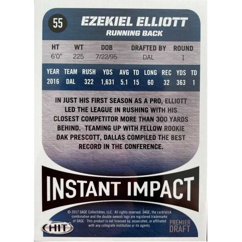 EZEKIELL ELLIOT 2017 SAGE