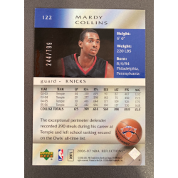 MARDY COLLINS 2006-07 UD REFLECTIONS ROOKIE /799