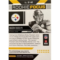 MASON RUDOLPH 2018 PATCH