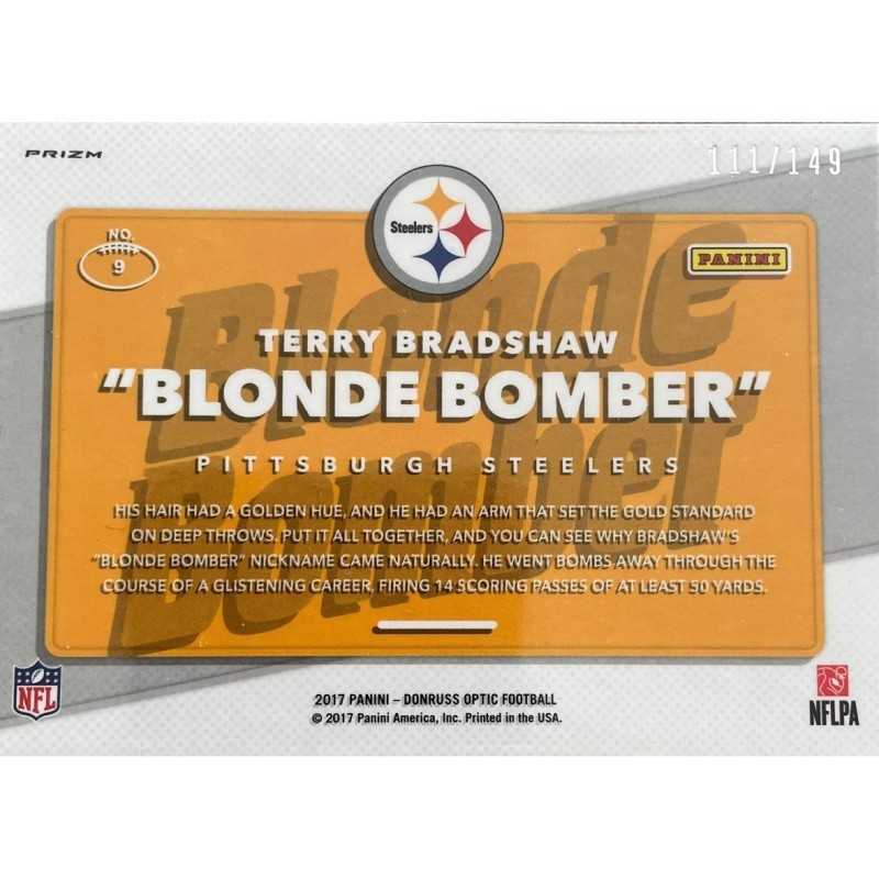 TERRY BRADSHAW 2017 OPTIC DONRUSS 111/149