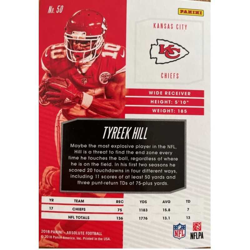 TYREEK HILL 2018 ABSOLUTE