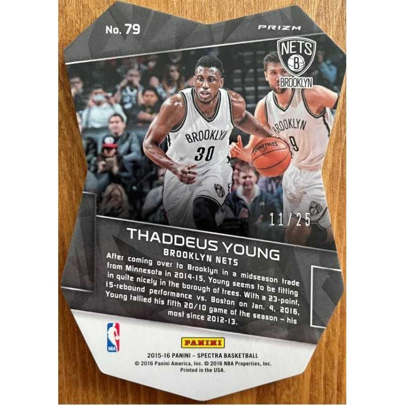 THADDEUS YOUNG 2015/2016 SPECTRA 11/25