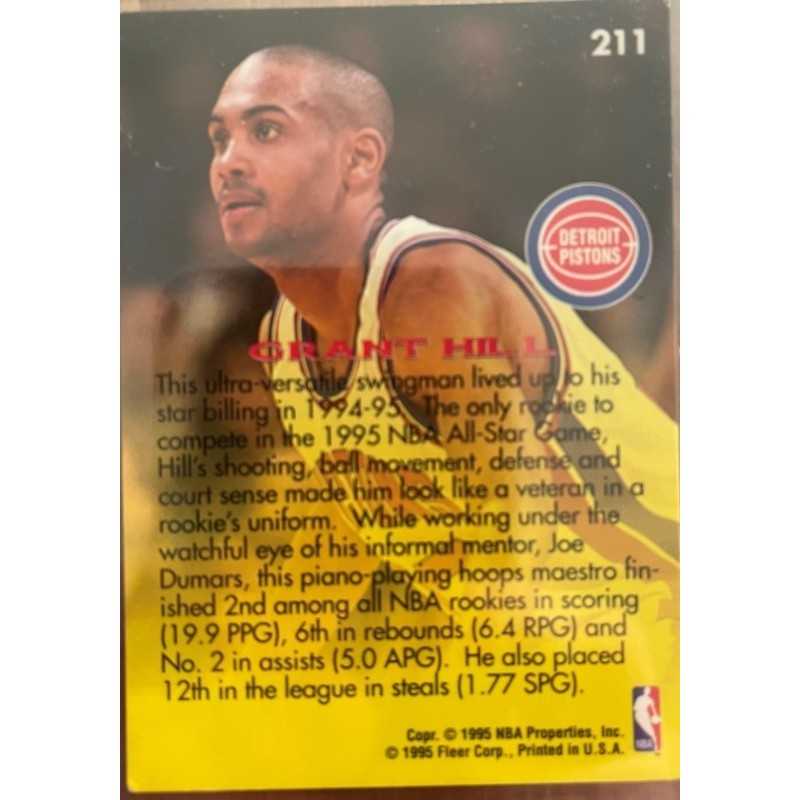 GRANT HILL 1995 FLEER