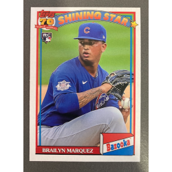 BRAILYN MARQUEZ 2021 TOPPS ARCHIVES SHINING STAR ROOKIE