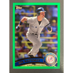 DON MATTINGLY 2021 TOPPS ARCHIVES GREEN /125