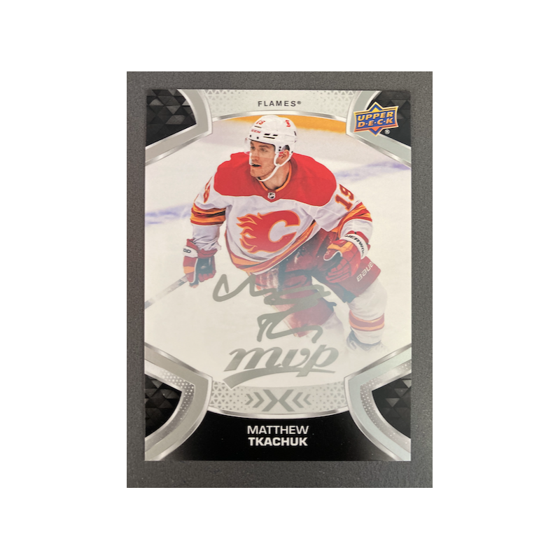 MATTHEW TKACHUK 2021-22 UPPER DECK MVP SILVER SCRIPT