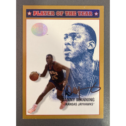 DANNY MANNING 2001 FLEER GOTG PLAYER OF THE YEAR AUTO 71/88