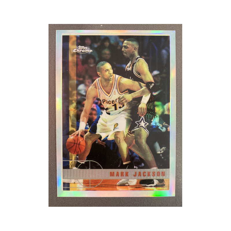 MARK JACKSON 1997 TOPPS CHROME REFRACTOR 105