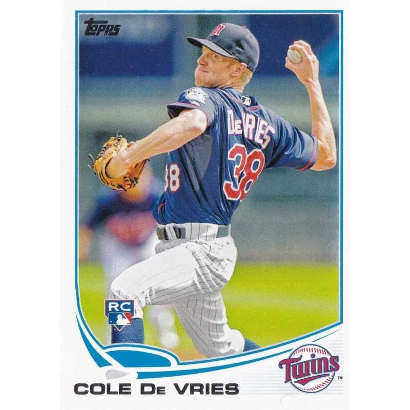 COLE De VRIES 2013 TOPPS ROOKIE