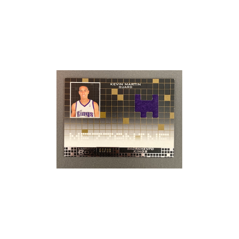 KEVIN MARTIN 2008 TOPPS LUXURY BOX JERSEY /99