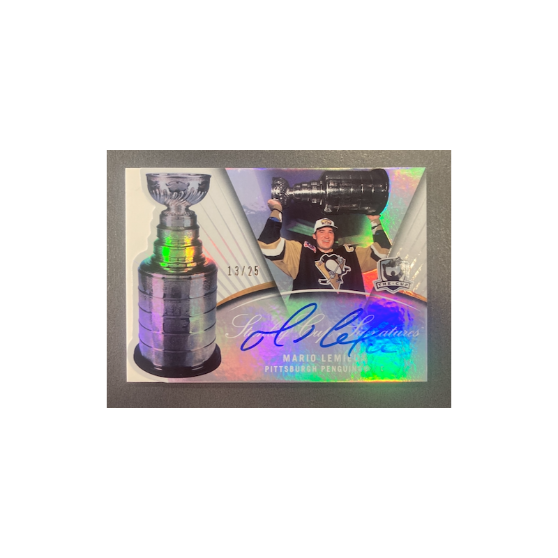 MARIO LEMIEUX STANLEY CUP SIGNATURES 13/25
