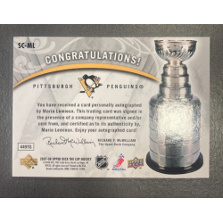MARIO LEMIEUX STANLEY CUP SIGNATURES 13/25