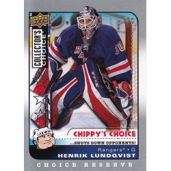 HENRIK LUNDQVIST 2008-09 UD CHOICE " CHIPPY'S CHOICE "