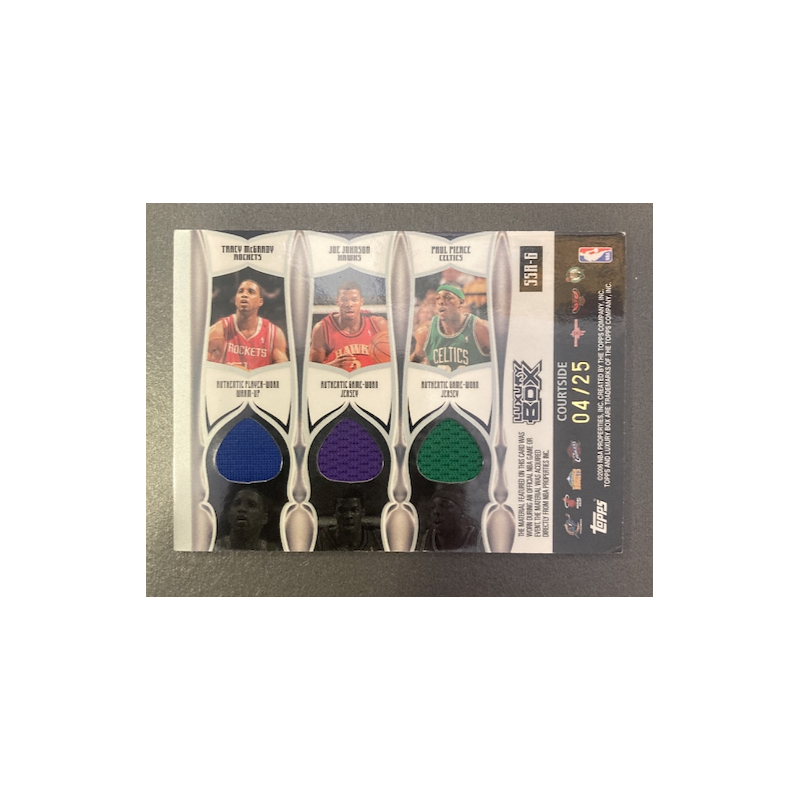 PIERCE / MACGRADY / J JOHNSON / ARENAS / ONEAL / A MILLER / ILGAUSKAS 2005-06 TOPPS LUXURY BOX SEVENTH PLAYERS 4/25