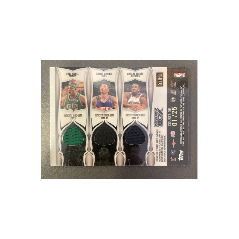 PIERCE / MARION / ARENAS / WADE / HOWARD / ALSTON / BRAND 2005-06 TOPPS LUXURY BOX SEVENTH PLAYERS 1/25