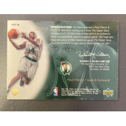 PAUL PIERCE 2000-01 OVATION A PIECE OF HISTORY