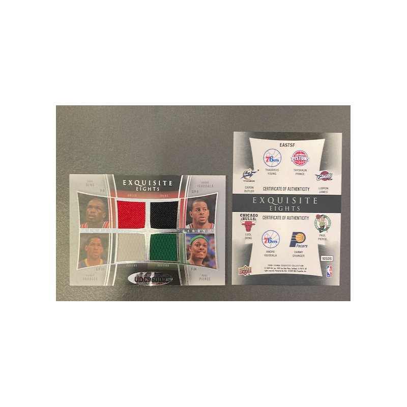 PIERCE / LEBRON / GRANGER / DENG / IGUODALA /BUTLER / YOUNG / PRINCE 2009-10 EXQUISITE EIGHTS 2/10