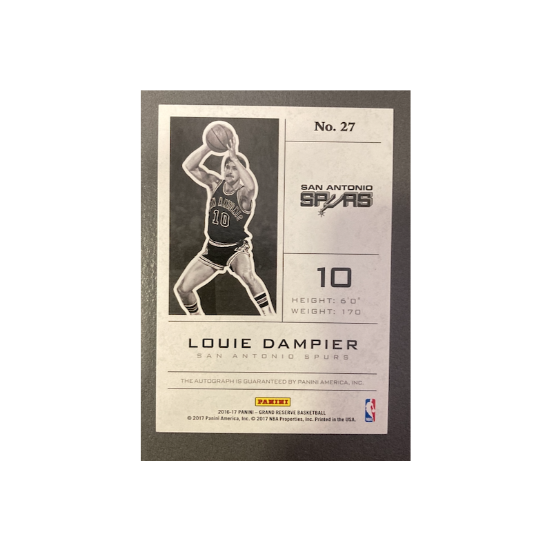 LOUIE DAMPIER 2016-17 PANINI GRAND RESERVE AUTO 30/99