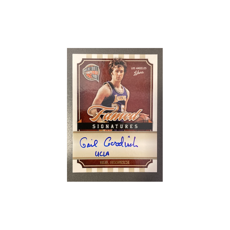 GAIL GOODRICH 2009-10 PANINI FAMED SIGNATURES 329/499