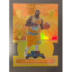 TY LAWSON 2014-15 PANINI EXCALIBUR CRUSADE GOLD DIE CUT 56/60