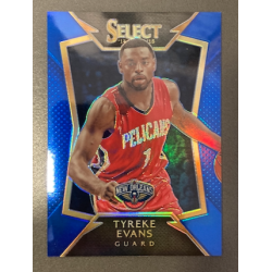 TYREKE EVANS 2014-15 PANINI SELECT BLUE PRIZM 58/249