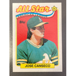 JOSE CANSECO 1989 TOPPS ALL STAR