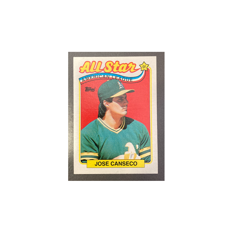 JOSE CANSECO 1989 TOPPS ALL STAR