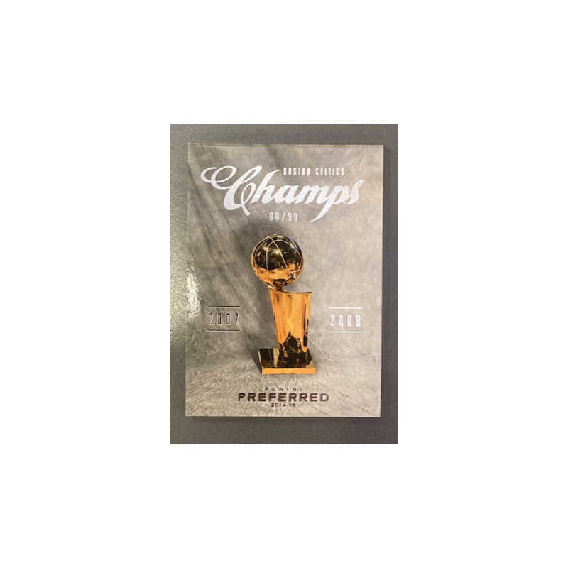 PAUL PIERCE 2014-15 PANINI PREFERRED CHAMPS JERSEY BOOKLET 80/99