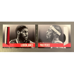 LEBRON JAMES / PAUL PIERCE 2013-14 PANINI PREFERRED ONE ON ONE RIVALRY 11/25