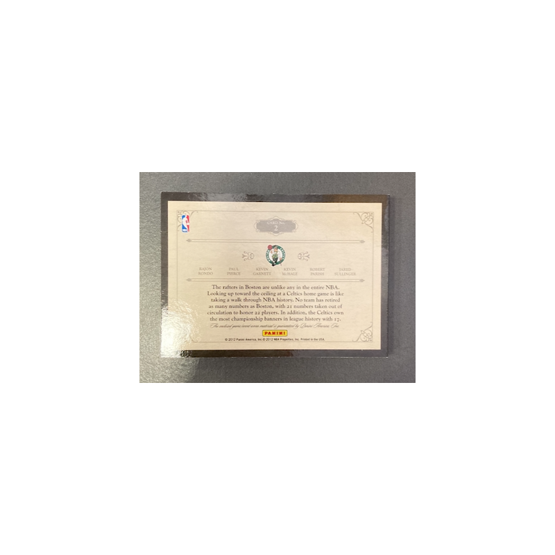 RONDO / PIERCE / GARNETT / MCHALE / PARISH / SULLINGER 2012-13 PANINI PREFERRED BOSTON 196/199