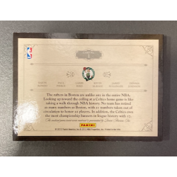 RONDO / PIERCE / BIRD / MCHALE / SULLINGER / D JOHNSON 2012-13 PANINI PREFERRED BOSTON 14/129