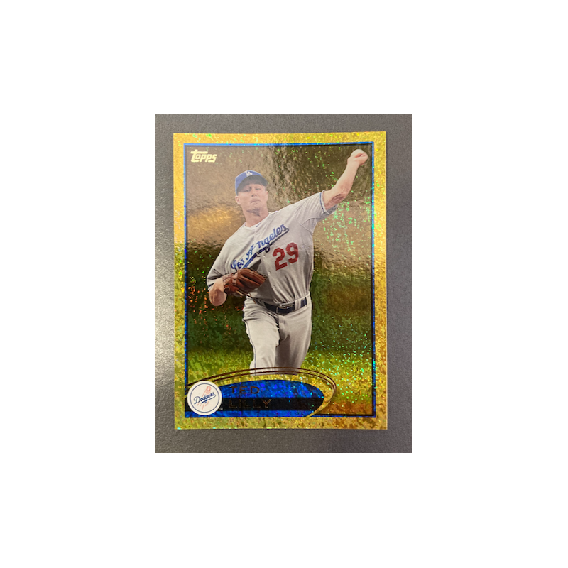 TED LILLY 2012 TOPPS GOLD SPARKLE