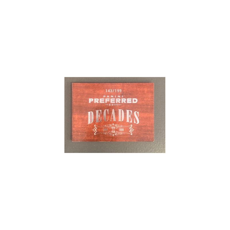 KOBE / PIPPEN / HARDAWAY / MCGRADY / PIERCE / CARTER / IVERSON / NASH PANINI PREFERRED DECADE 90 2011 58 4/199