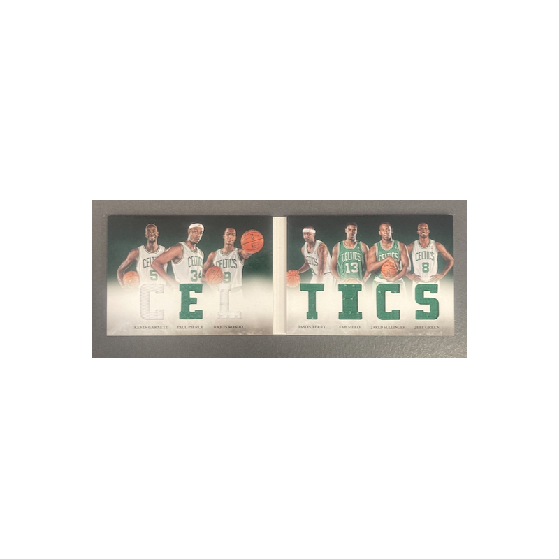 PIERCE / GARNETT / RONDO / TERRY / MELO / SULLINGER / GREEN 2012-13 PANINI PREFERRED CELTICS 146/149