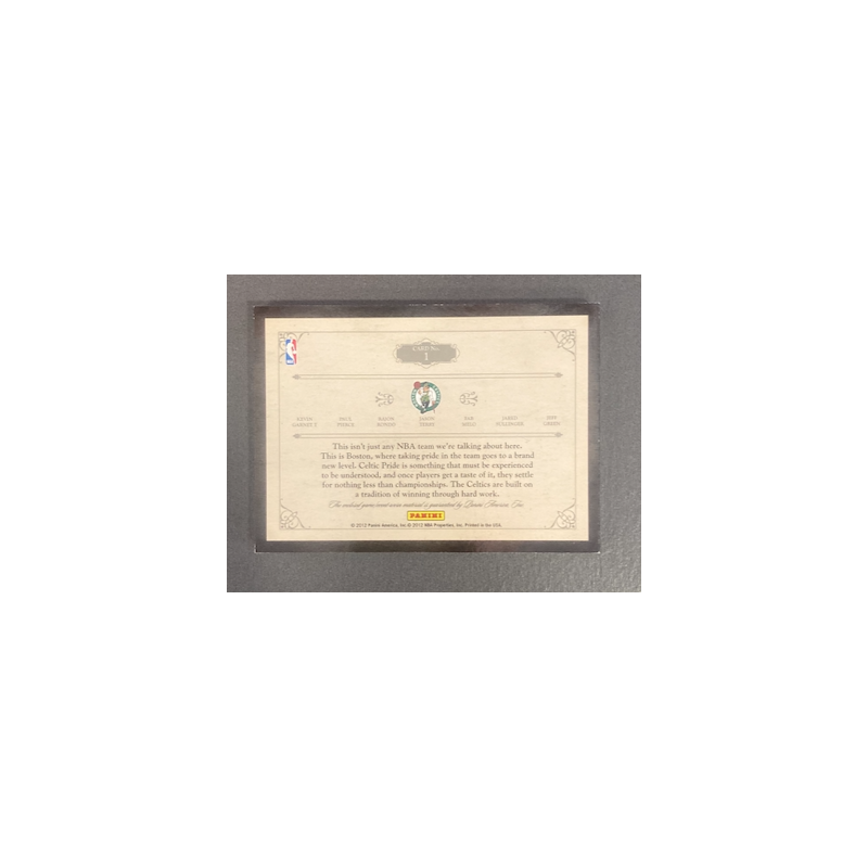 PIERCE / GARNETT / RONDO / TERRY / MELO / SULLINGER / GREEN 2012-13 PANINI PREFERRED CELTICS 146/149