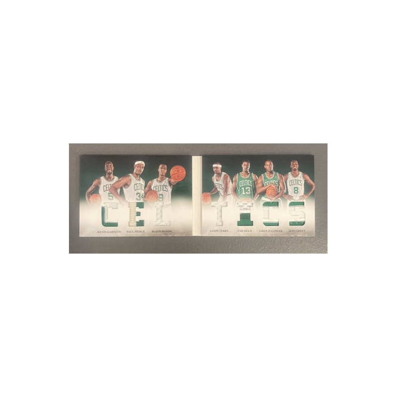 PIERCE / GARNETT / RONDO / TERRY / MELO / SULLINGER / GREEN 2012-13 PANINI PREFERRED CELTICS 9/25