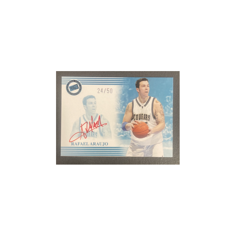 RAFAEL ARAUJO 2004 PRESS PASS AUTO RED 24/50