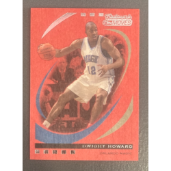DWIGHT HOWARD 2006-07 TOPPS TRADEMARK MOVES WOOD RED 5/35