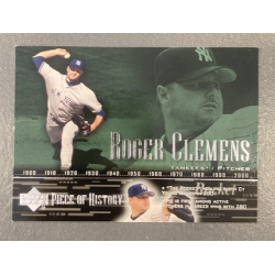ROGER CLEMENS 2002 UPPER DECK PIECE OF HISTORY 41