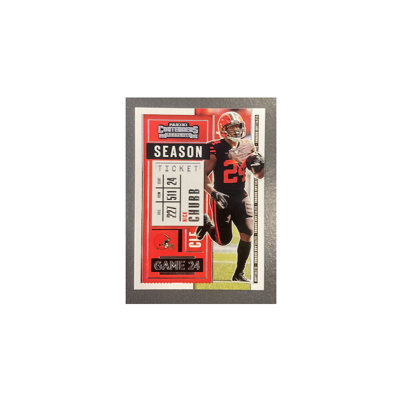 NICK CHUBB 2020 PANINI CONTENDERS