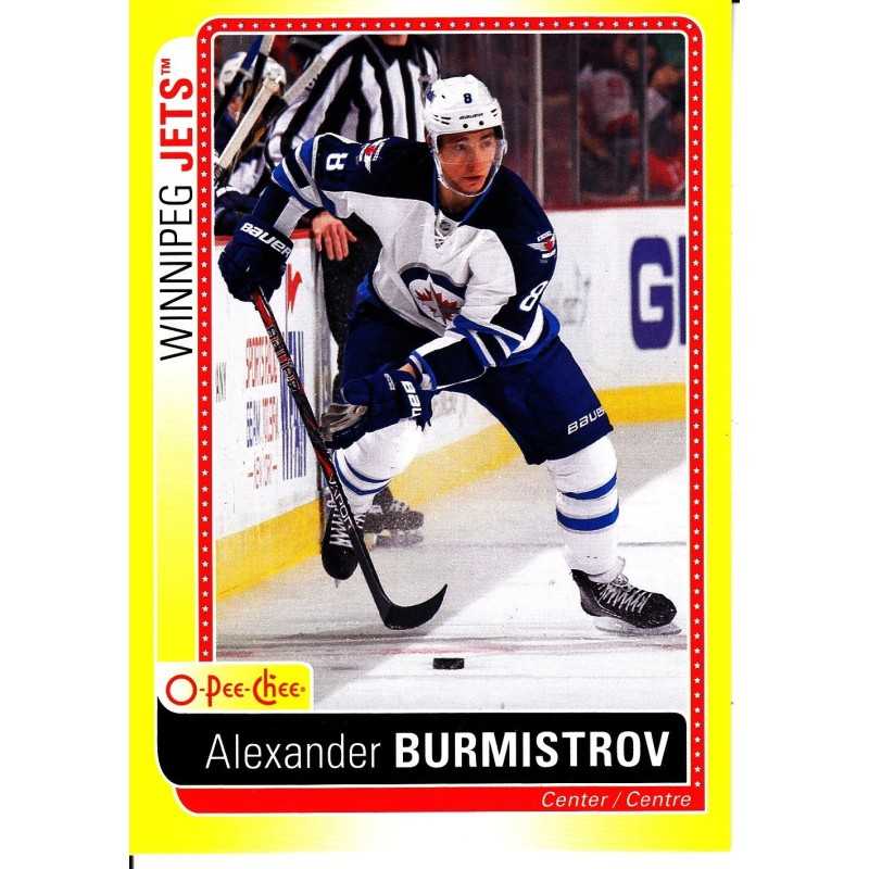 ALEXANDER BURMISTROV 2013-14 O-PEE-CHEE " STICKERS "