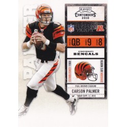 CARSON PALMER 2010 PANINI PLAYOFF CONTENDERS